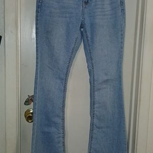 No Boundaries Light Blue Flare Jeans